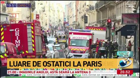 Luare de ostatici la Paris! Un bărbat susține că are o bombă asupra sa