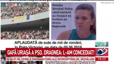 Gafă uriaşă a PAS. Dragnea: L-am concediat!