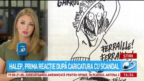 Reacţia Ambasadei Franţei cu privire la caricatura Simonei Halep