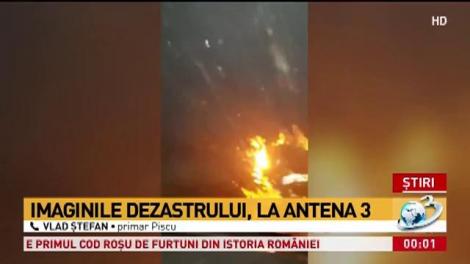 Primul cod roşu de furtuni din istoria Rom&acirc;niei. Imagini cu ploaia puternică din jud. Galaţi