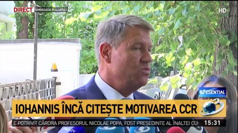 Klaus Iohannis: Nu cred ca se va ajunge la suspendare