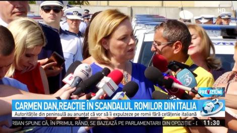 Carmen Dan, reacție &icirc;n scandalul romilor din Italia