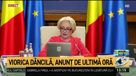 Dăncilă, despre proiectul privind combaterea violenţei în familie: Sper să se bucure de aceeaşi atenţie şi la promulgare