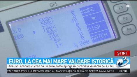 Previziunile sunt sumbre! EURO, la cea mai mare valoare istorică. Cum sunt afectaţi românii
