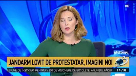Imagini explozive de la protestul de la Guvern. Cine a &icirc;nceput violenţele