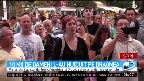 Mii de oameni au protestat la Bucureşti şi în alte oraşe, după condamnarea lui Dragnea