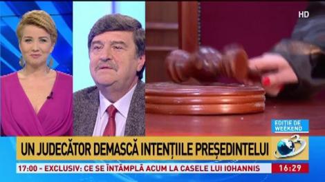 Fostul judecătorul Toni Greblă, despre intenţiile preşedintelui Iohannis