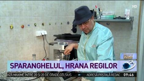 Reţetă gustoasă şi uşor de preparat. Muşchi de vită cu sparanghel tras &icirc;n unt
