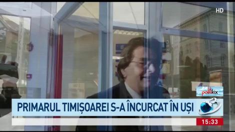 Primarul Timişoarei s-a &icirc;ncurcat &icirc;n uşi. Audierea de la DNA i-a dat bătăi de cap