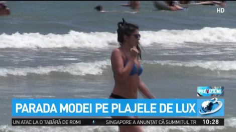 Parada modei pe plajele de lux din Mamaia