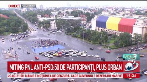 Miting PNL, cu 100 de participanți