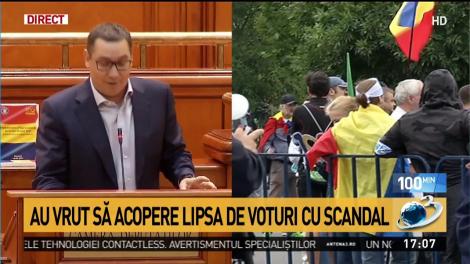 Protest &icirc;n Parcul Izvor. Manifestanții au vrut să acopere lipsa de voturi cu scandal