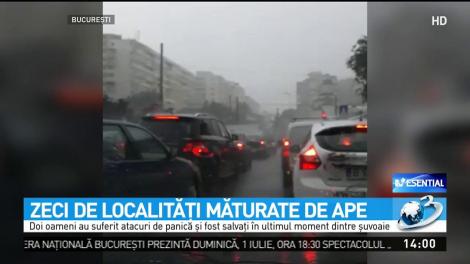 Vremea a făcut ravagii. Zeci de localități au fost măturate de ape