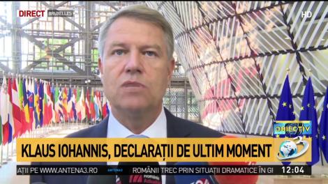 Klaus Iohannis, declarații la Bruxelles despre problema migranților: ”Am ajuns la un acord foarte bun pe această temă”