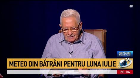 Meteo din bătr&acirc;ni pentru luna iulie