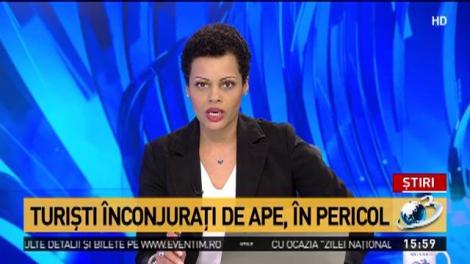 Alertă&nbsp;&icirc;n Argeş! Turişti rămaşi blocați, după ce un r&acirc;u a ieşit din matcă