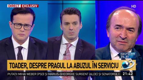 Tudorel Toader, despre pragul la abuz &icirc;n serviciu: Pragul să fie salariul minim brut pe economie