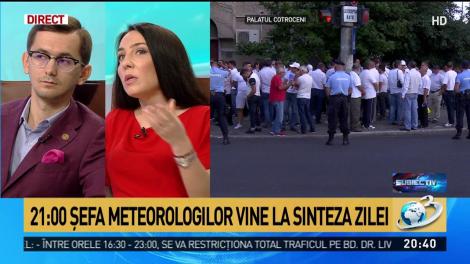 Protest la Palatul Cotroceni! Manifestant: &bdquo;Ne aflăm aici pentru respectarea Constituției Rom&acirc;niei&rdquo;