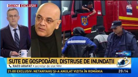 Sute de gospodării, distruse de inundații. Ministrul de Interne: &bdquo;Unitățile noaste au fost alertate la nivel de cod roșu&rdquo;