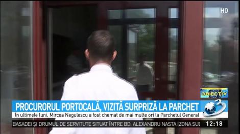 Procurorul Portocală, vizită surpriză la Parchet