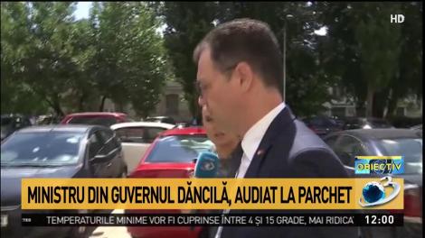 Ministru din Guvernul Dăncilă, audiat la Parchet