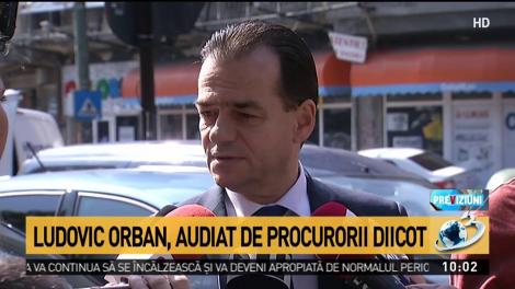 Ludovic Orban, audiat la DIICOT