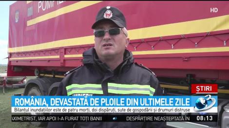 Rom&acirc;nia, devastată de ploile din ultimele zile