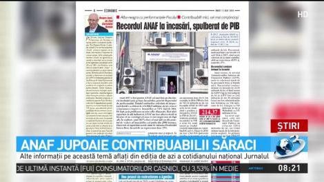 ANAF jupoaie contribuabilii săraci