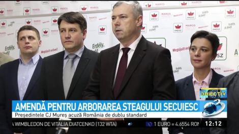 Amendă pentru arborarea steagului secuiesc