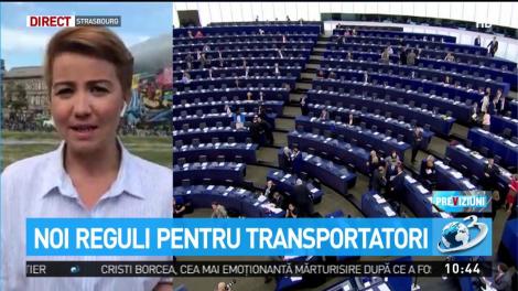 Sabina Iosub, în direct de la Strasbourg. Ce trebuie să afle transportatorii rutieri