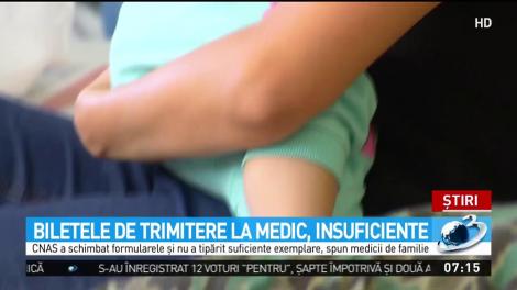 Biletele de trimitere la medic, insuficiente