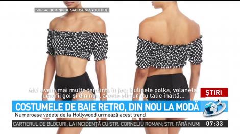 Costumele de baie retro, din nou la modă