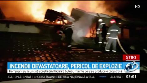 Incendii devastatoare, pericol de explozie
