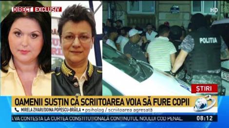 Scriitoarea agresată: Vreau să trag un semnal de alarmă. Nu este normal ca un scriitor să &icirc;şi desfăşoare activitatea &icirc;ntr-o ambulanţă