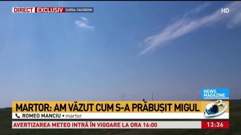 Un MiG s-a prăbușit la baza aeriană Borcea, iar apoi a declanșat o explozie. Peste 3.000 de persoane erau prezente la locul incidentului