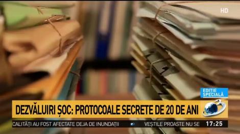 Dezvăluiri șoc: Protocoale secrete de 20 de ani