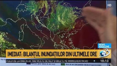 Comandament de urgență la ministerul de Interne. Vremea severă persistă &icirc;n Rom&acirc;nia