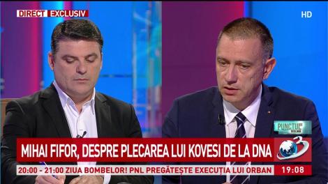 Mihai Fifor, despre plecarea lui Kovesi de la DNA