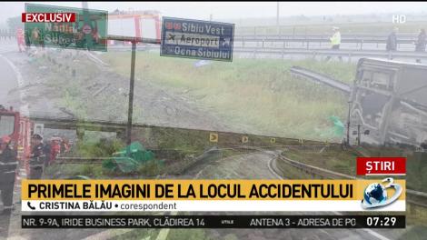 Autobuz răsturnat. A fost activat planul roșu de intervenție
