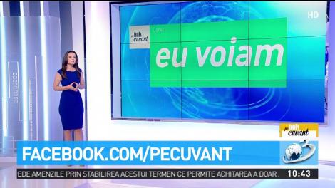 Pe cuv&acirc;nt, cu Ana Iorga: Conjugarea corectă a verbului &bdquo;a vrea&rdquo;