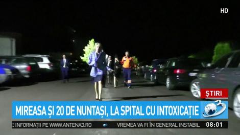 Mireasa și 20 de nuntași, la spital cu intoxicație