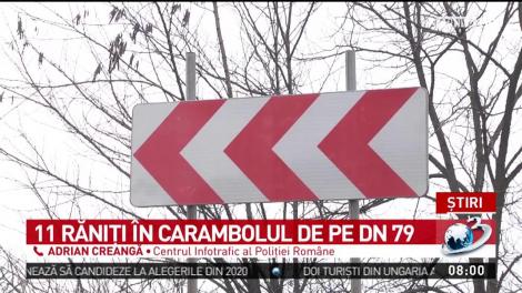 Accident grav &icirc;n Bihor, &icirc;ntre un autocar, un microbuz şi o autoutilitară! Sunt 11 victime