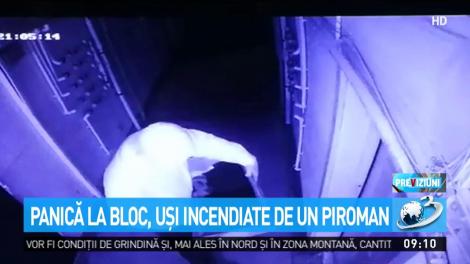 Panică &icirc;ntr-un bloc din T&acirc;rgu Jiu. Mai multe apartamente au fost incendiate de un individ necunoscut