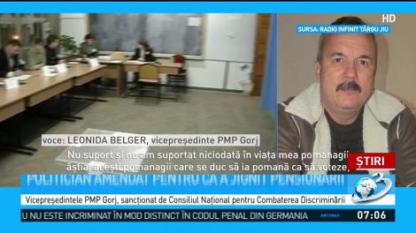 Vicepreşedintele PMP a fost amendat după ce a jignit pensionarii