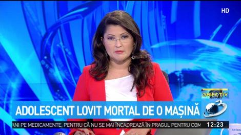 Un adolescent a fost lovit mortal de o maşină &icirc;n timp ce traversa strada