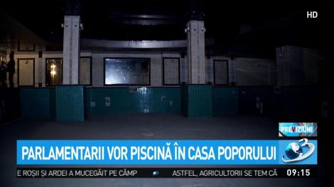 Parlamentarii vor piscină &icirc;n Casa Poporului
