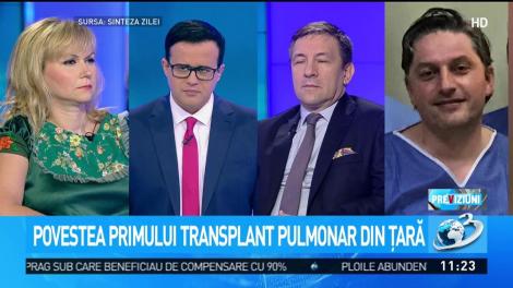 Povestea primului transplant pulmonar din ţară