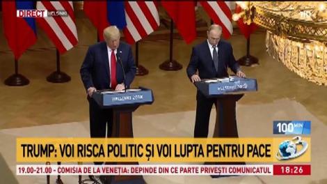 Întâlnire istorică între Trump și Putin. Liderul Rusiei: „Relațiile noastre trec printr-o perioadă grea”