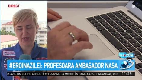 Eroina Zilei. Dorina G&icirc;rbovan, profesoara ambasador NASA