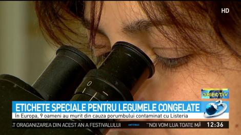 Etichete speciale pentru legumele congelate